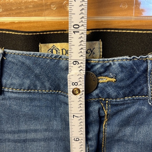 Democracy Jeans Womens Ab Solution Stretch elastic waist Comfort 10 casual denim - Picture 6 of 9